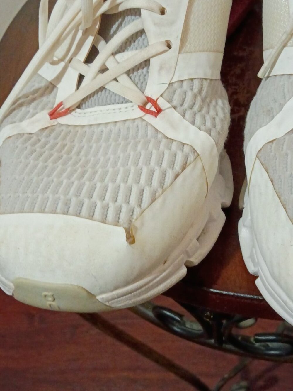 On Cloudflyer Women Running Shoes CloudTec White Coral 21.99626 Size 9.5 - Picture 8 of 14